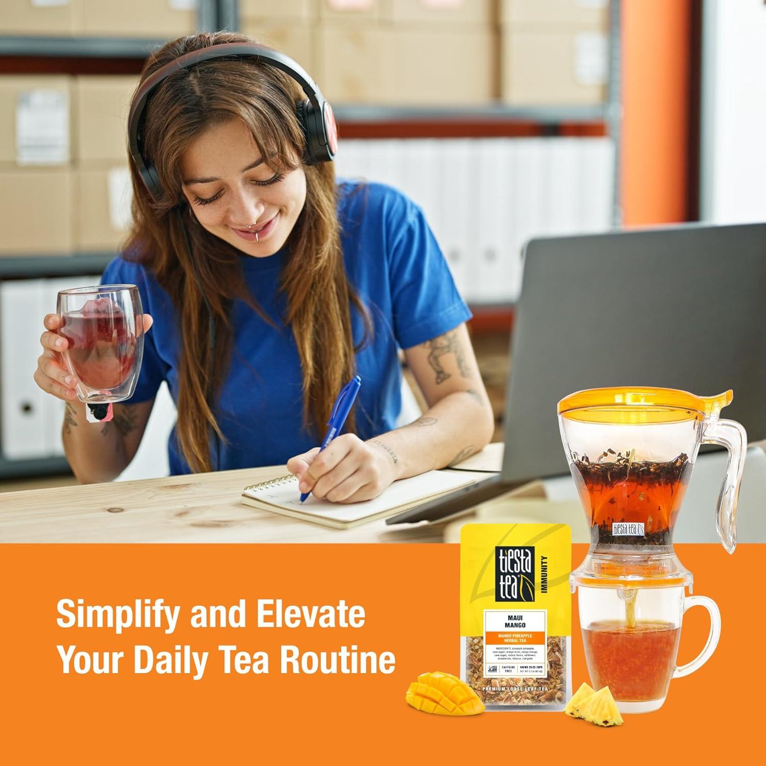 Tiesta Tea - Brewmaster Tea Infuser, 16 oz Steeper for Loose Leaf Tea