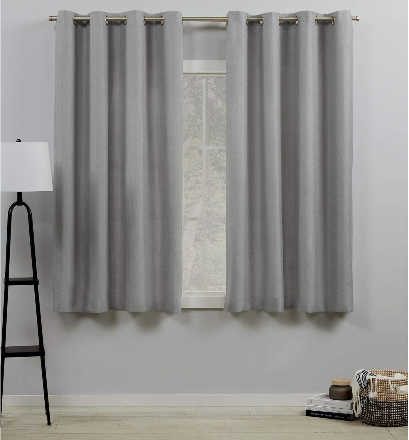 Set of 2 Loha Linen Window Curtain Panel - Exclusive Home™