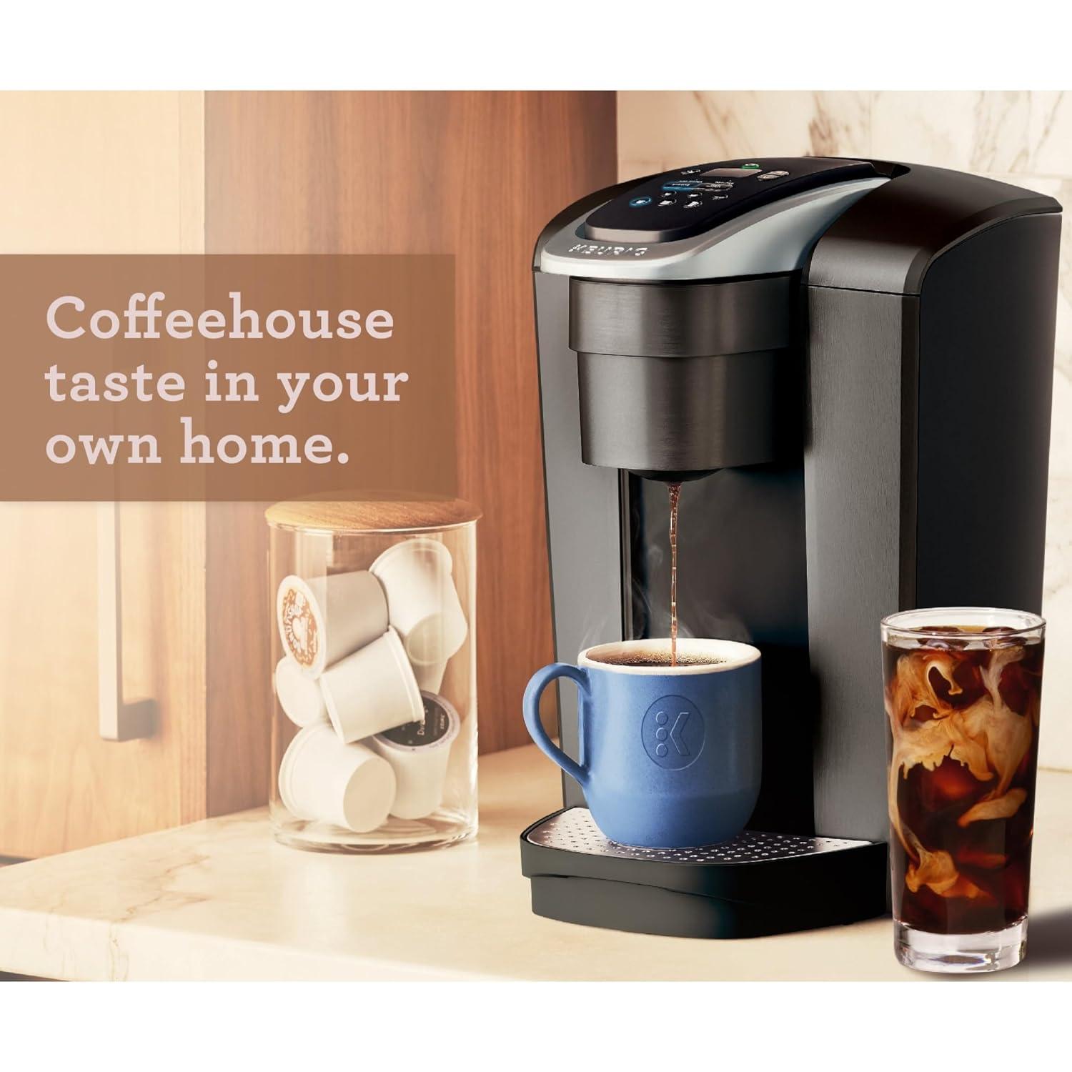 Keurig K-Elite Single-Serve K-Cup Pod Coffee Maker with Iced Coffee Setting and Strength Control