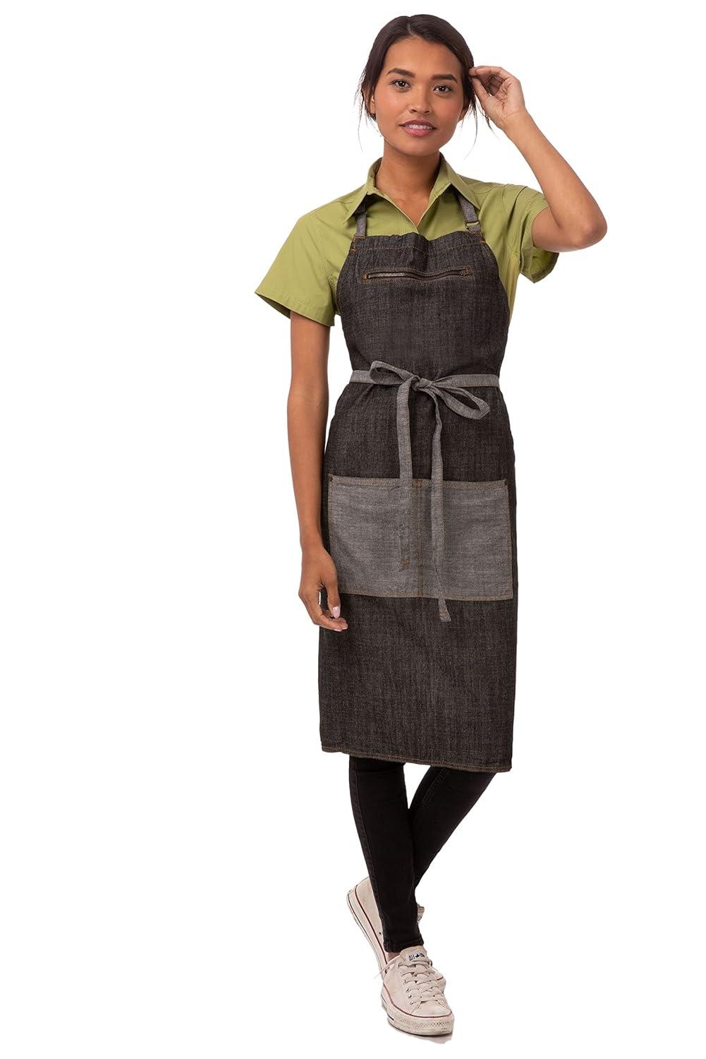 Chef Works Unisex Manhattan Bib Apron