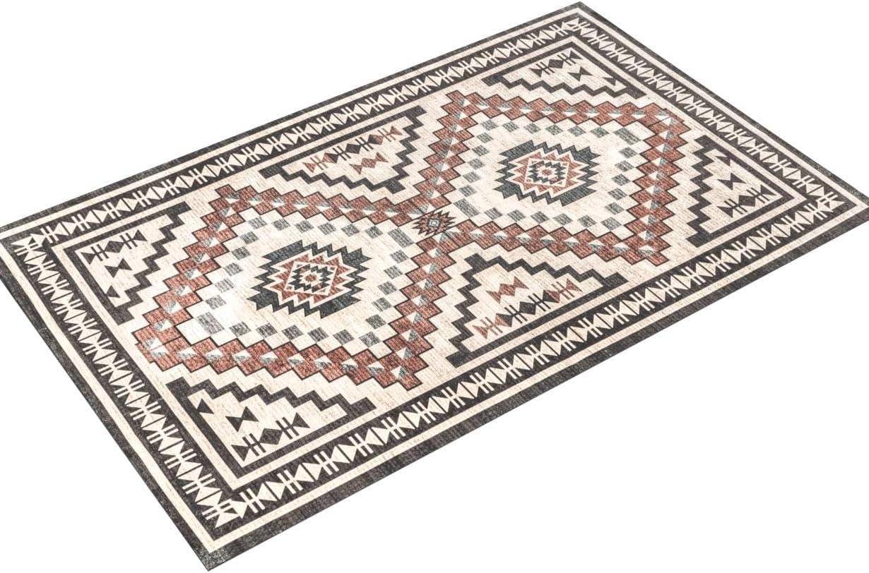 Nuloom Leighton Machine Washable Southwestern Medallion Indoor Area Rug