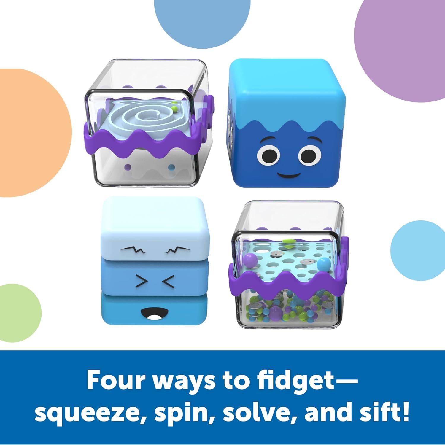 Learning Resources Cool Down Cubes Sensory Fidget Set, Fidgets for Kids, Ages 3