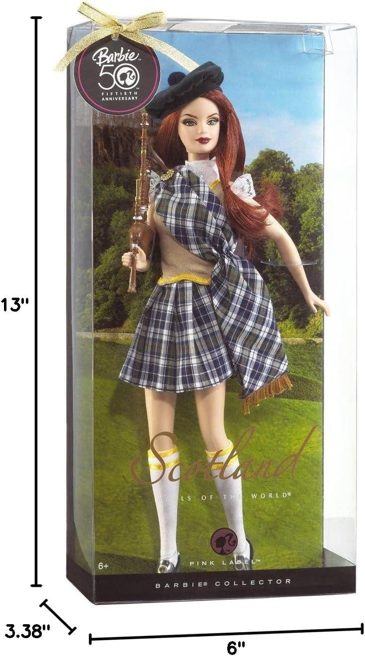 Scottish Heritage Barbie Doll with Tartan Plaid Outfit