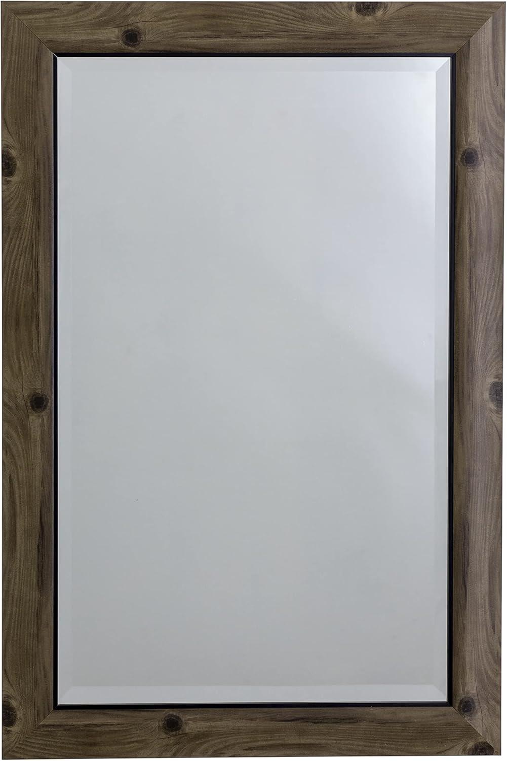 Rectangular Frameless 40.4" x 29.4" Wall Mirror