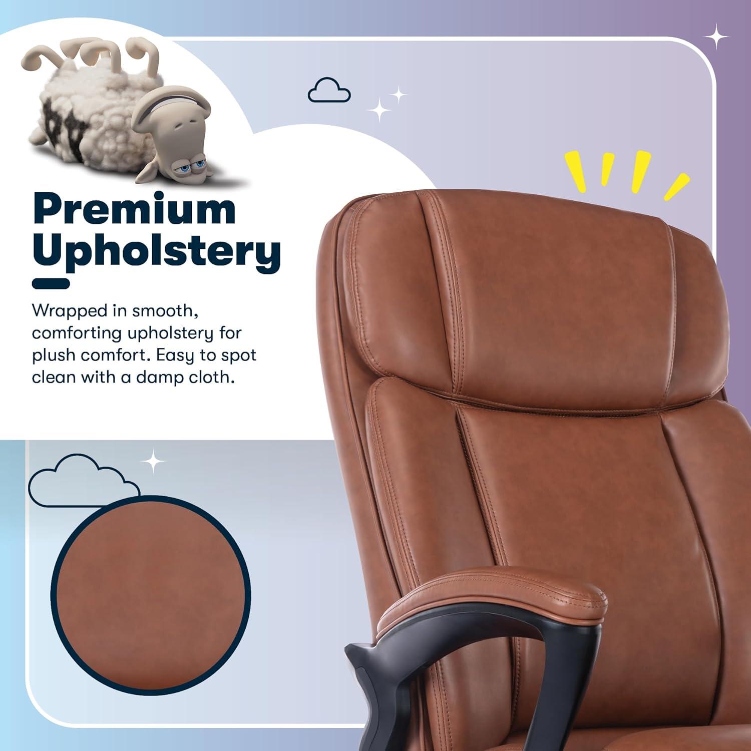 Serta Fairbanks Big and Tall High Back Executive Office and Gaming Chair with Layered Body Pillows