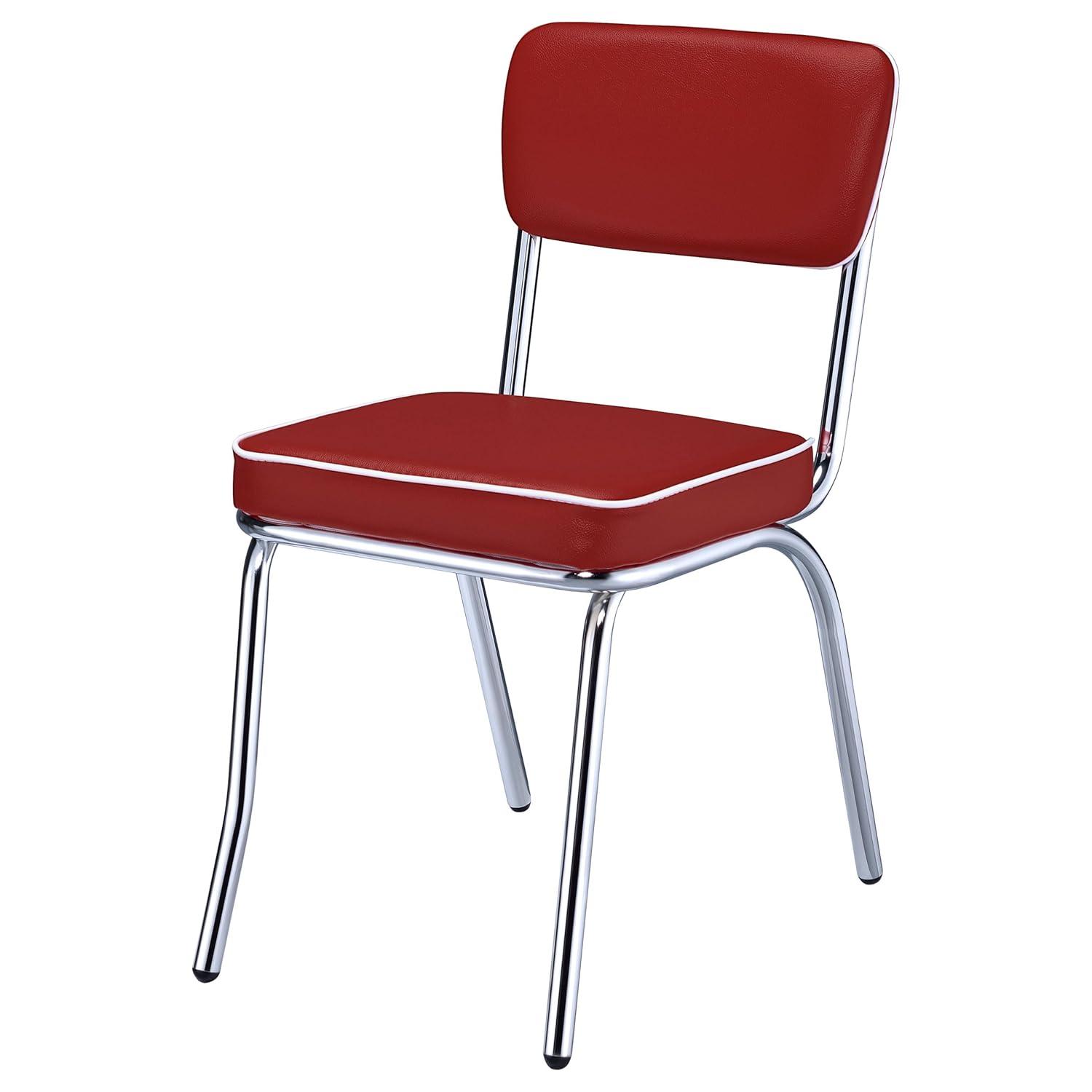 Newline Retro Upholstered Dining Side Chair (Set Of 2)