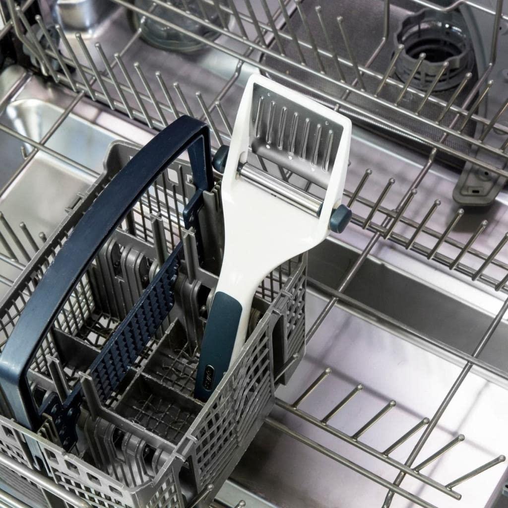 Zyliss Dial & Slice Adjustable Cheese Slicer, Stainless Steel White