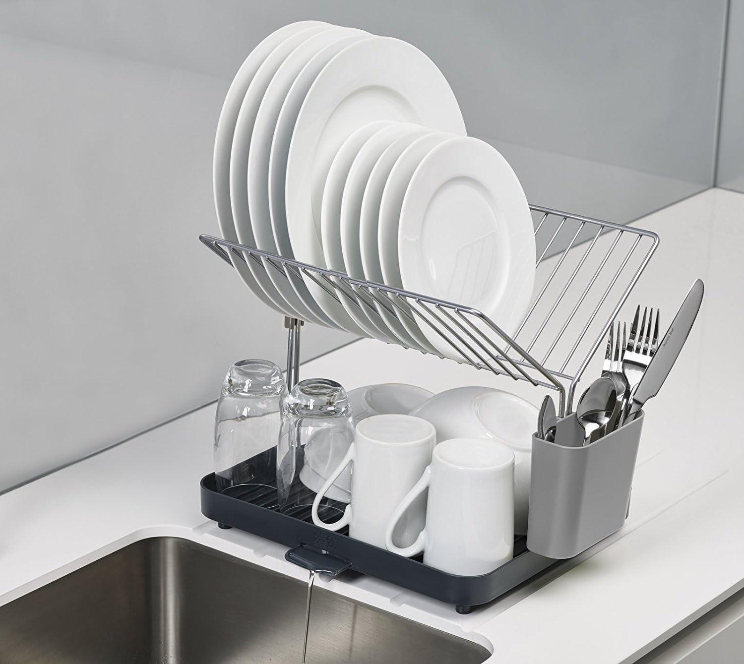 Joseph Joseph Y-rack 2-tier Dish Drainer - Gray