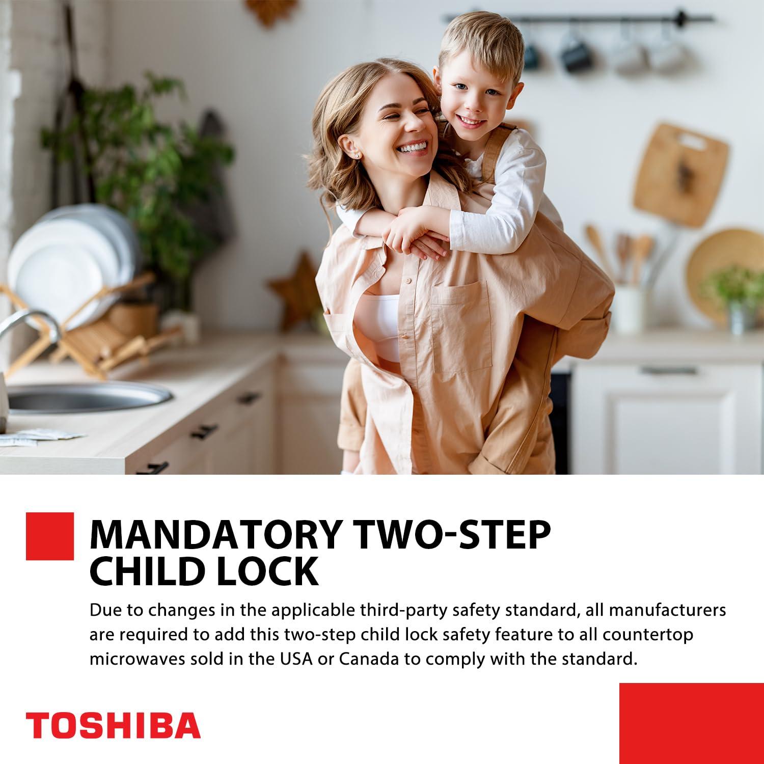 Toshiba TOSHIBA 1.6 Cu.ft Countertop Microwave Oven, Inverter, Smart Sensor, 13.6" Turntable, 1250W, Silver ML-EM45PIT(SS)