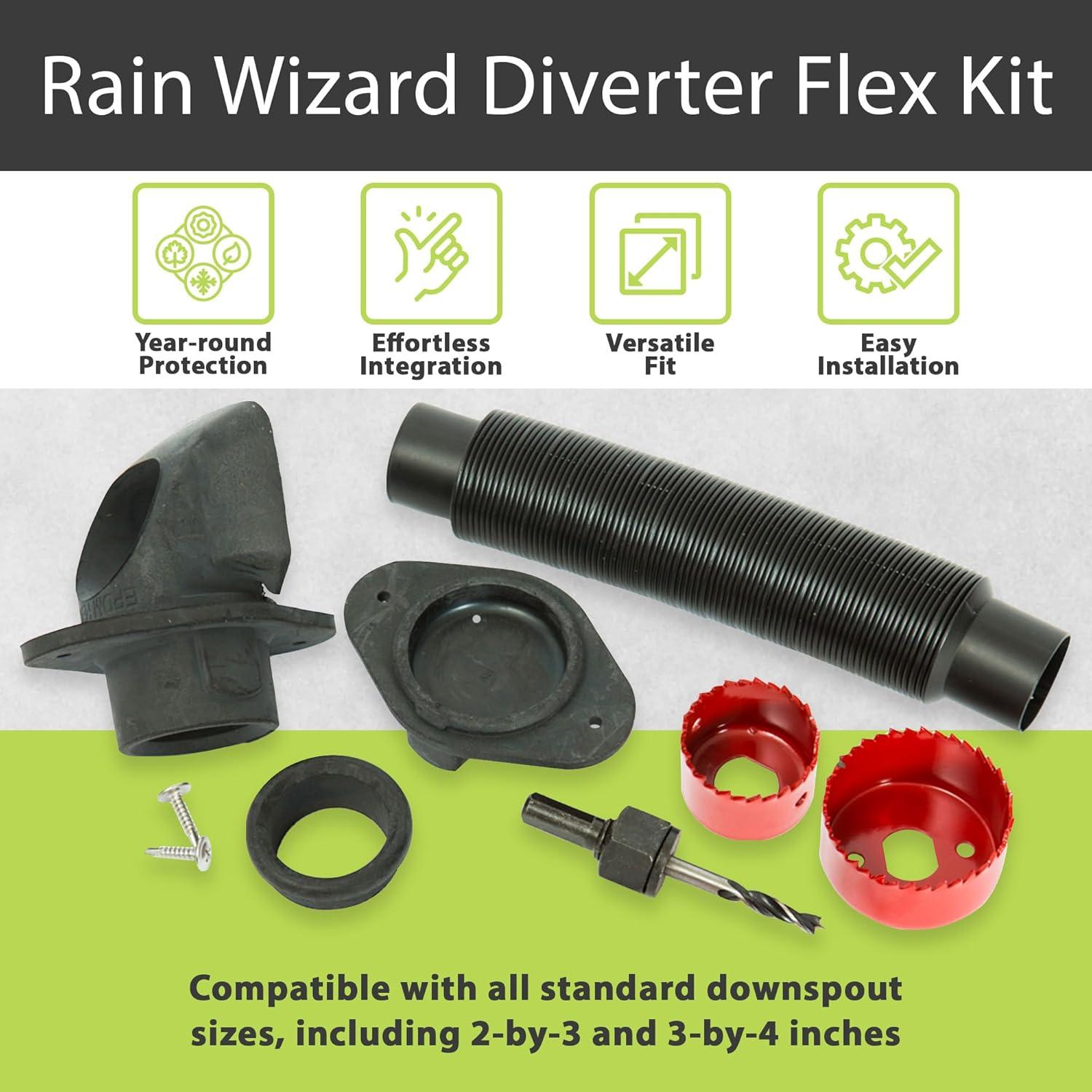 Good Ideas Rain Wizard FlexiFit Diverter System & Reviews | Wayfair