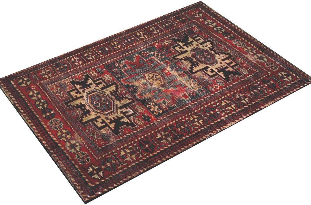 Vintage Hamadan VTH213 Power Loomed Area Rug - Red/Multi - 6'7"x9' - Safavieh.