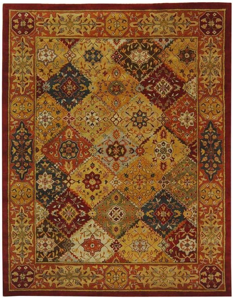 SAFAVIEH Heritage Regius Traditional Wool Runner Rug, Multi, 5' x 12'