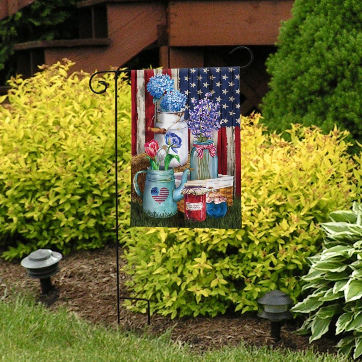 Briarwood Lane Summer Garden Flag 12x18 For Outdoor American Picnic Rustic For Summer Garden Flag Flags For Outside