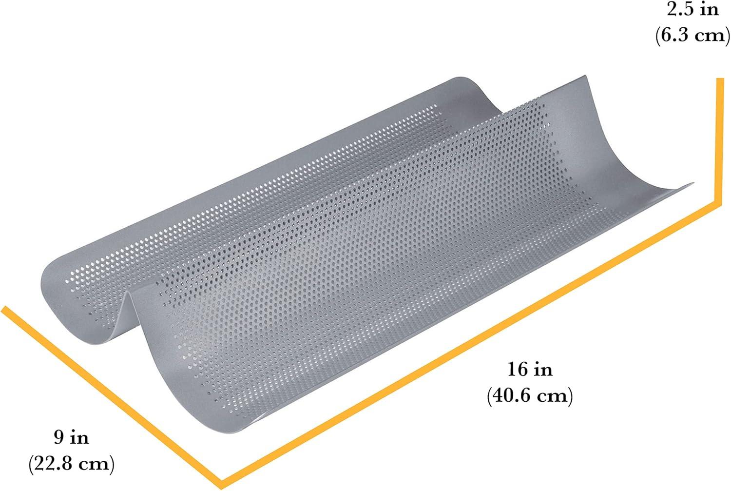 Chicago Metallic Chicago Metallic Commercial II Non-Stick Perforated French Bread Pan