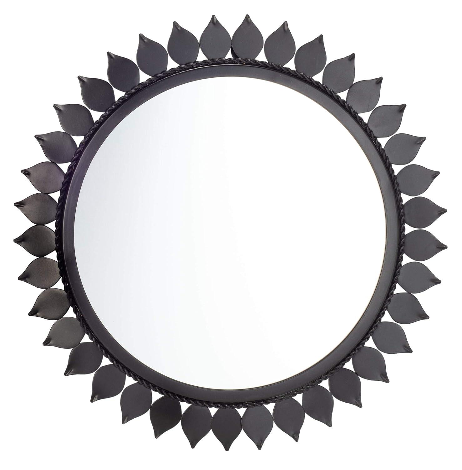 Nally Mirror - Matte Black - Safavieh