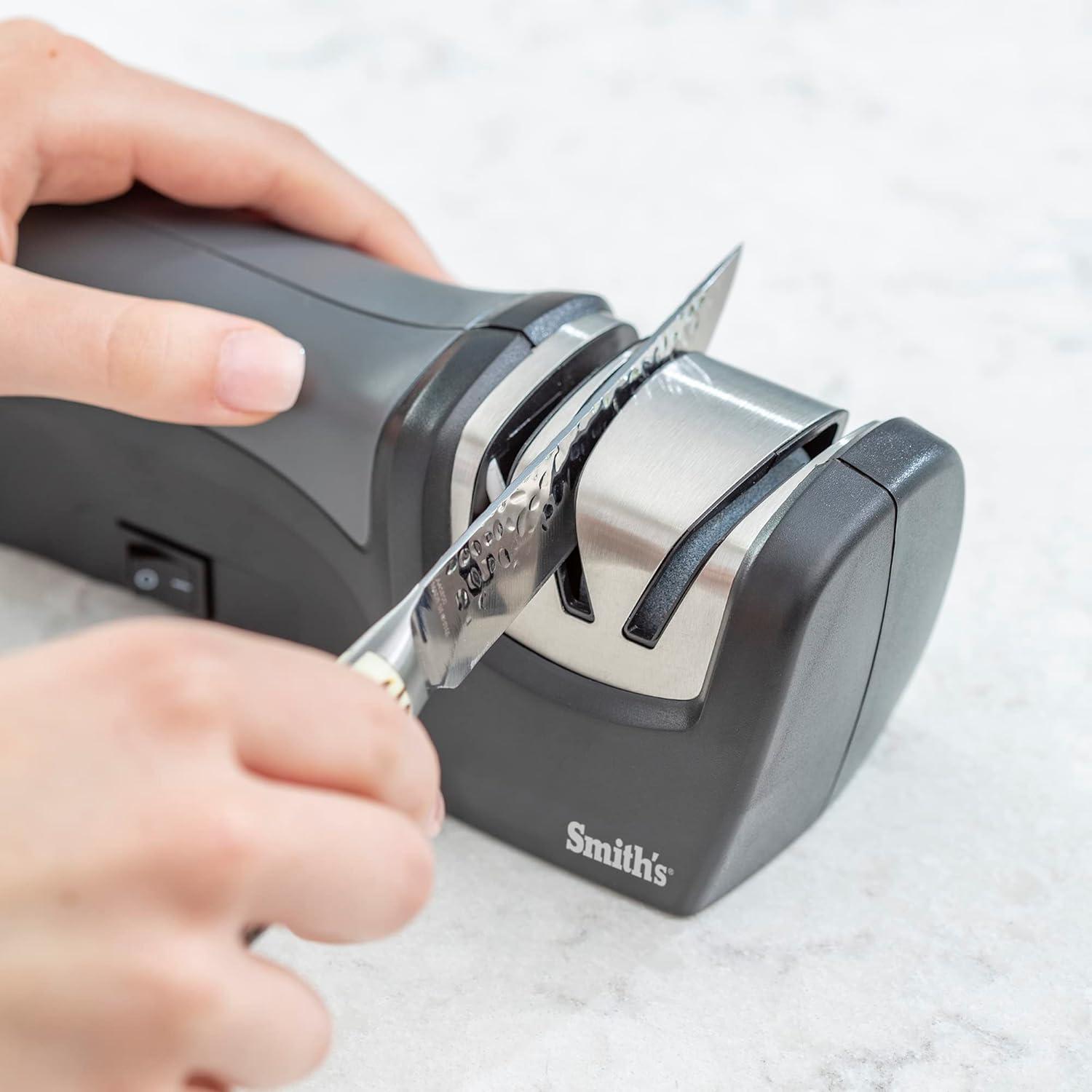 SMITH'S SELECT 50029 COMPACT ELECTRIC KNIFE SHARPENER BLACK