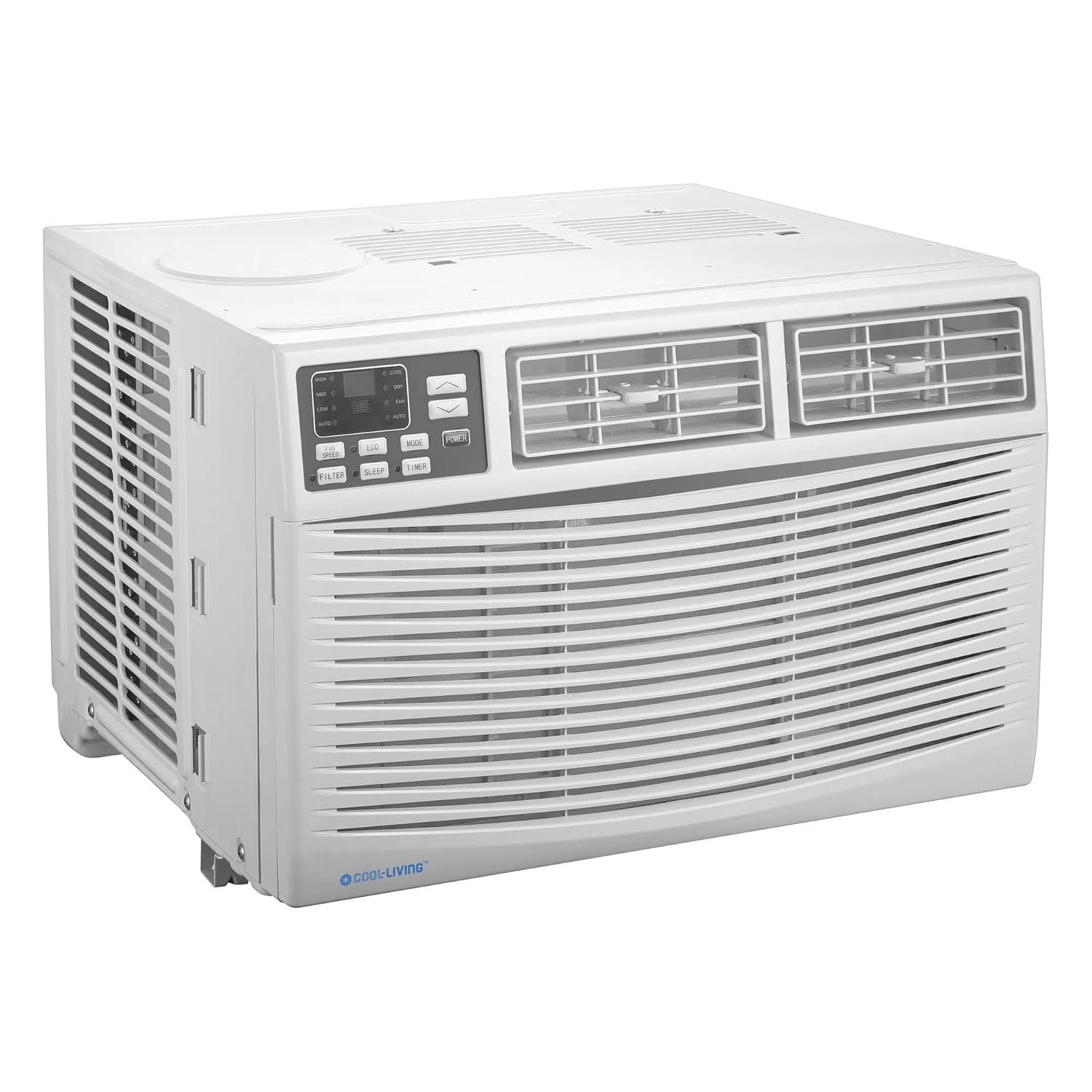 Cool-Living 8,000 BTU Window Mount Room Air Conditioner with Installation Kit