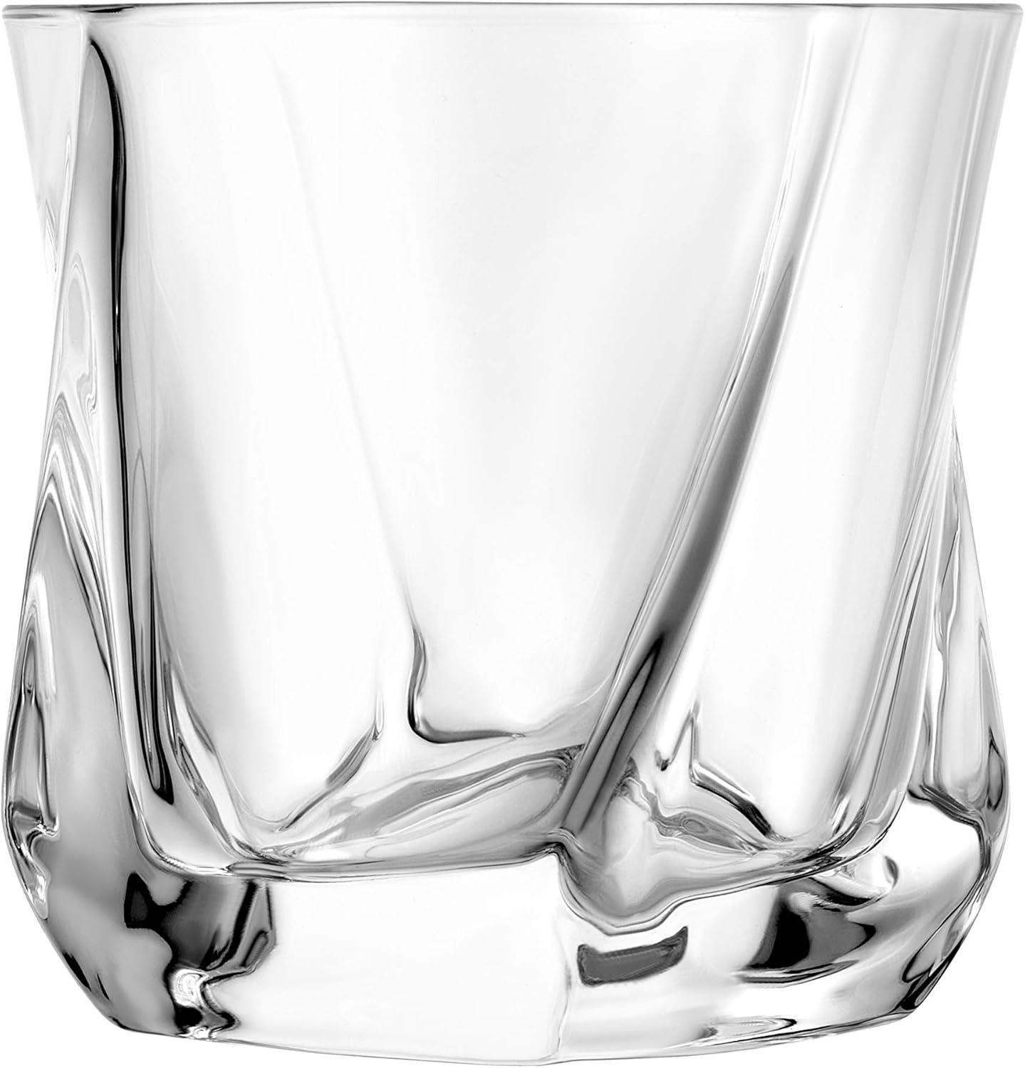 JoyJolt Aurora Whiskey Glasses, 7.4oz. (Set of 2)