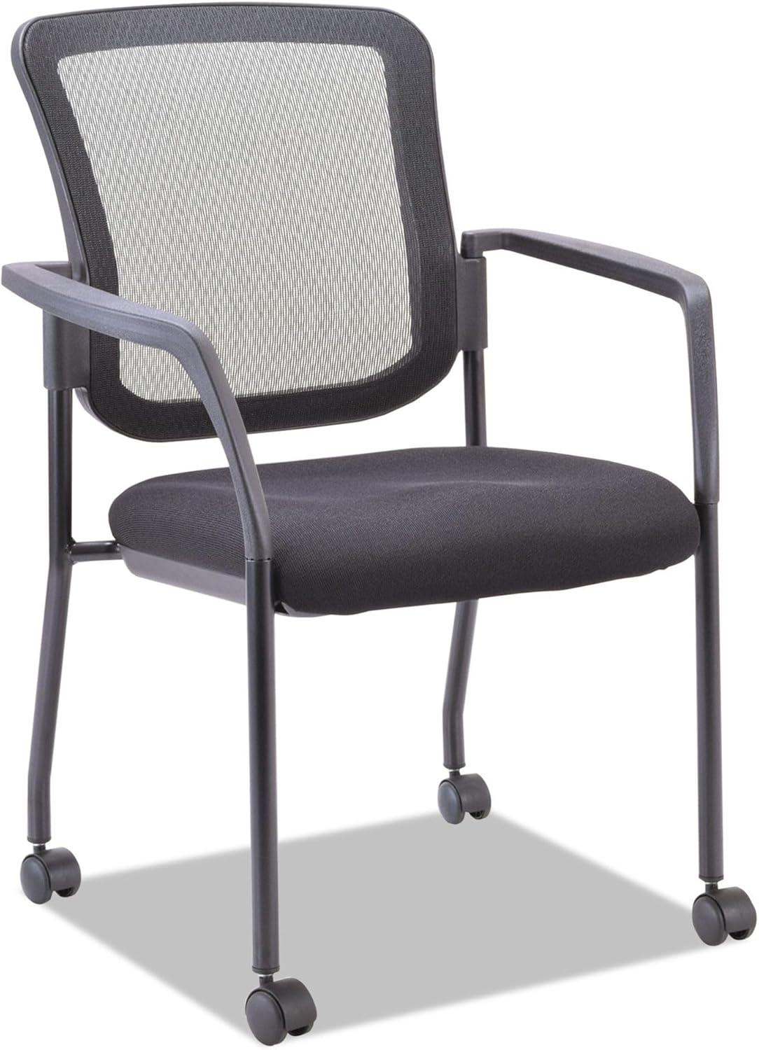 Alera® Stackable Mesh Seat Waiting Room Chair with Metal Frame