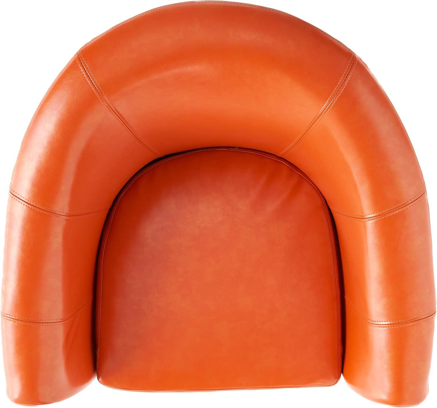 Napoli Club Chair Orange - Christopher Knight Home