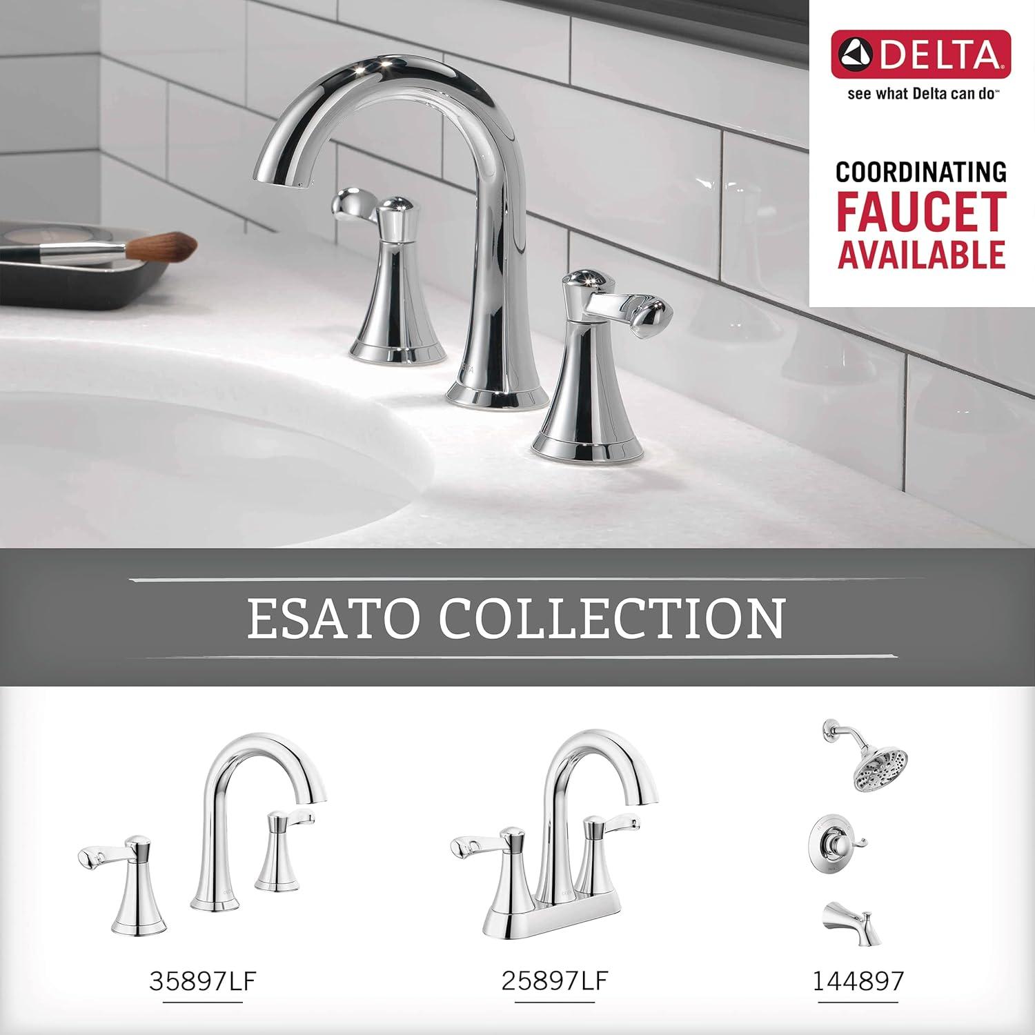 Delta Esato Double Towel Hook Bath Hardware Accessory ESA35-PC