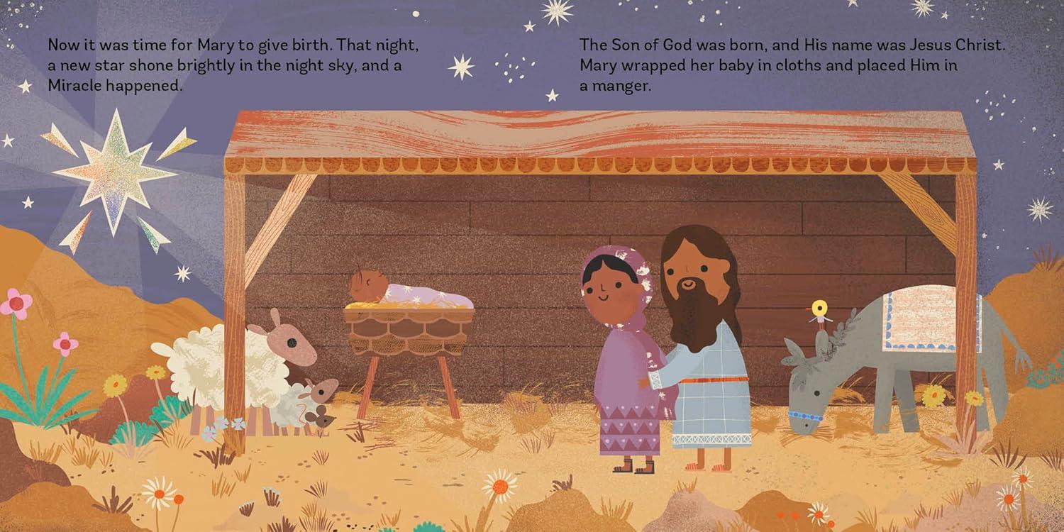 The Story of Christmas - (Little Bible Stories) by  Pia Imperial (Board Book)