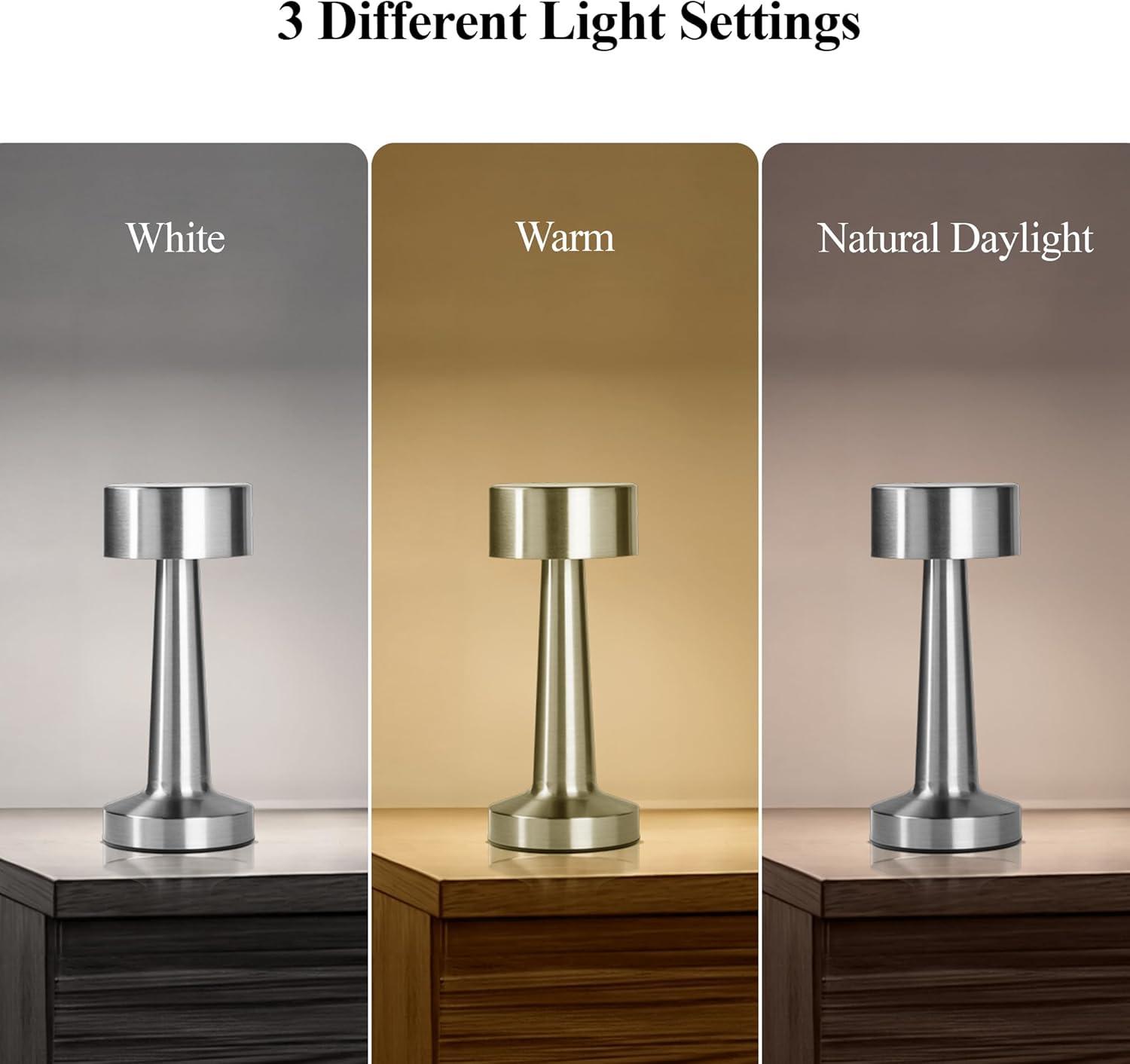 Bell + Howell Bell + Howell Chelsea Table Lamp 2 Pack Led Rechargeable