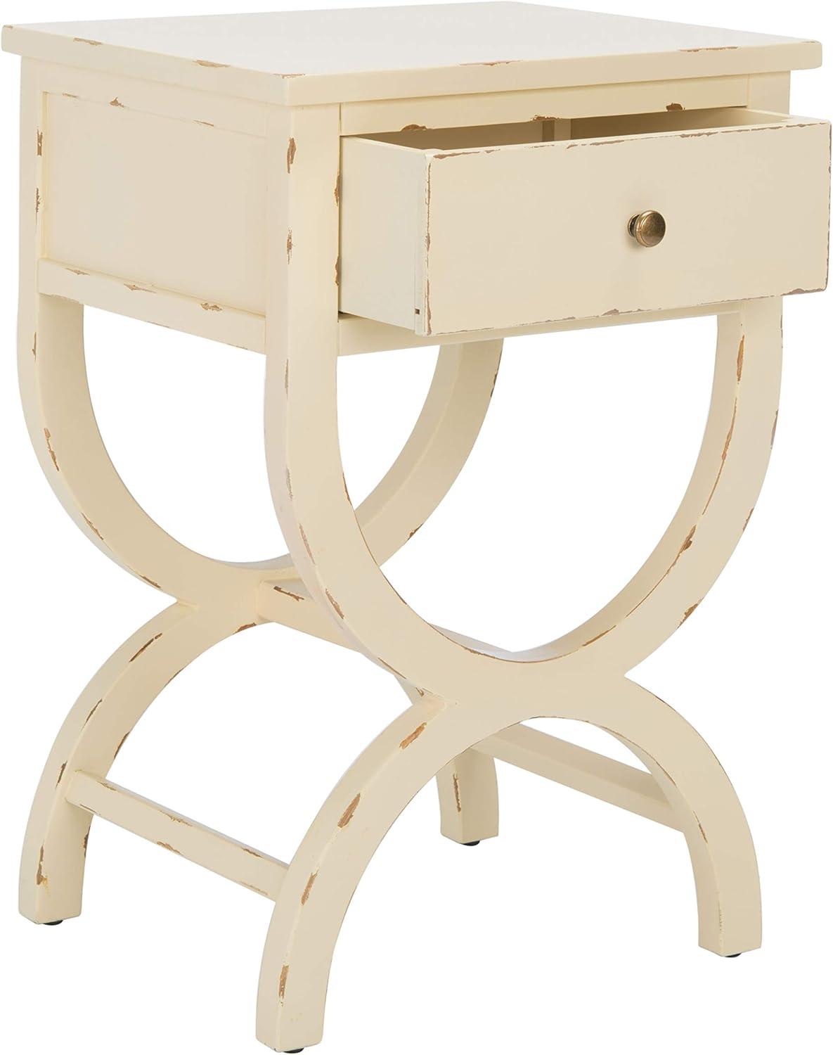 Floris End Table With Storage