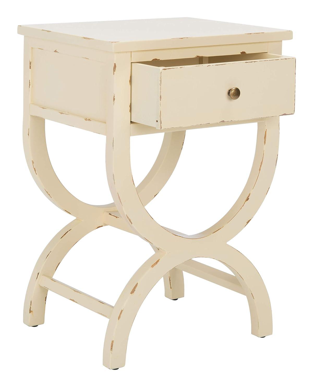 Floris End Table With Storage