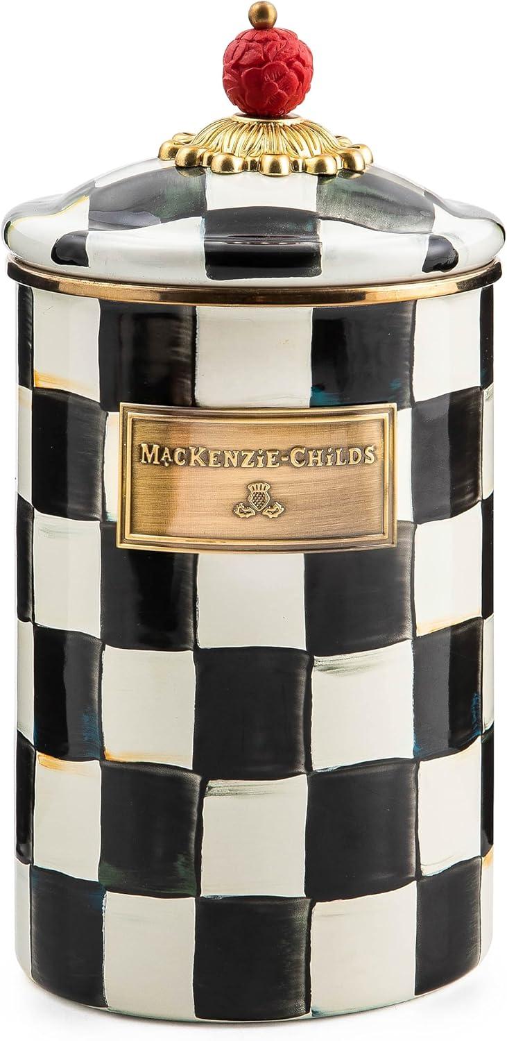 MacKenzie-Childs Courtly Check® Canister