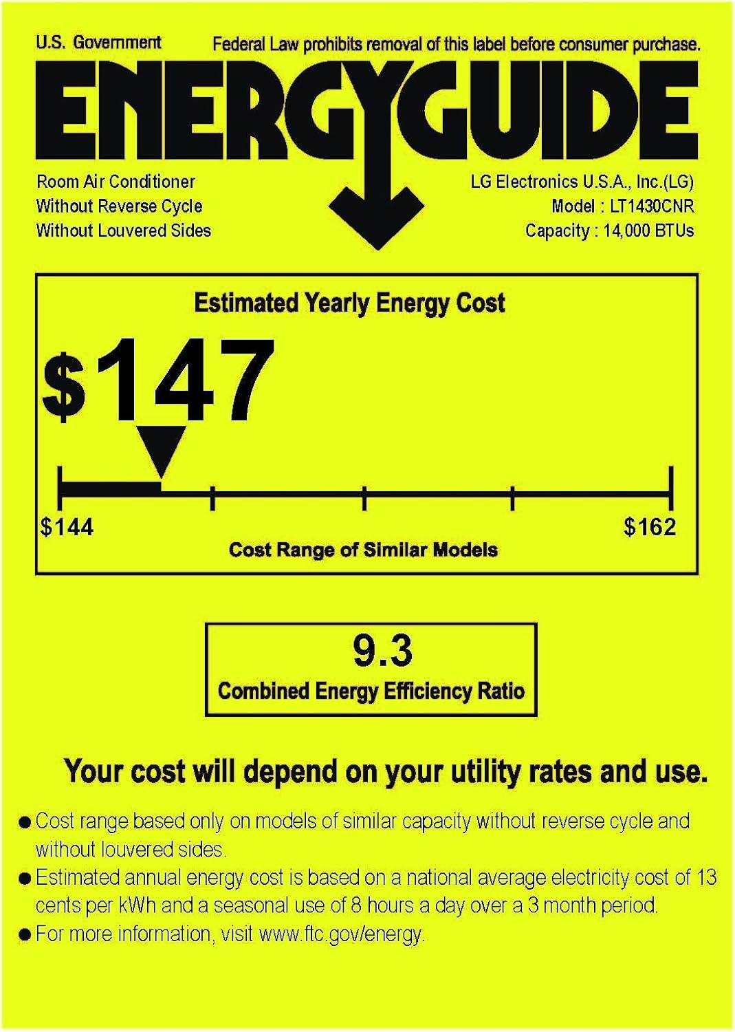LG 14,000 BTU 230V Through-the-Wall Air Conditioner
