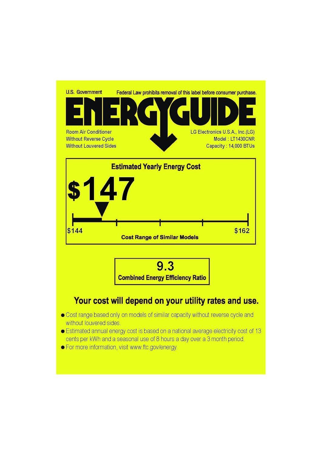 LG 14,000 BTU 230V Through-the-Wall Air Conditioner