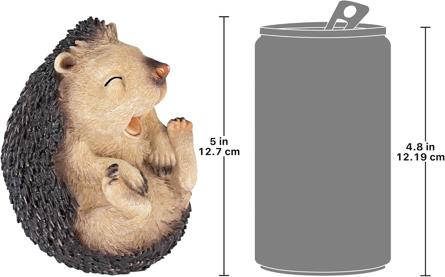 Design Toscano Small Roly-Poly Laughing Hedgehog Statue