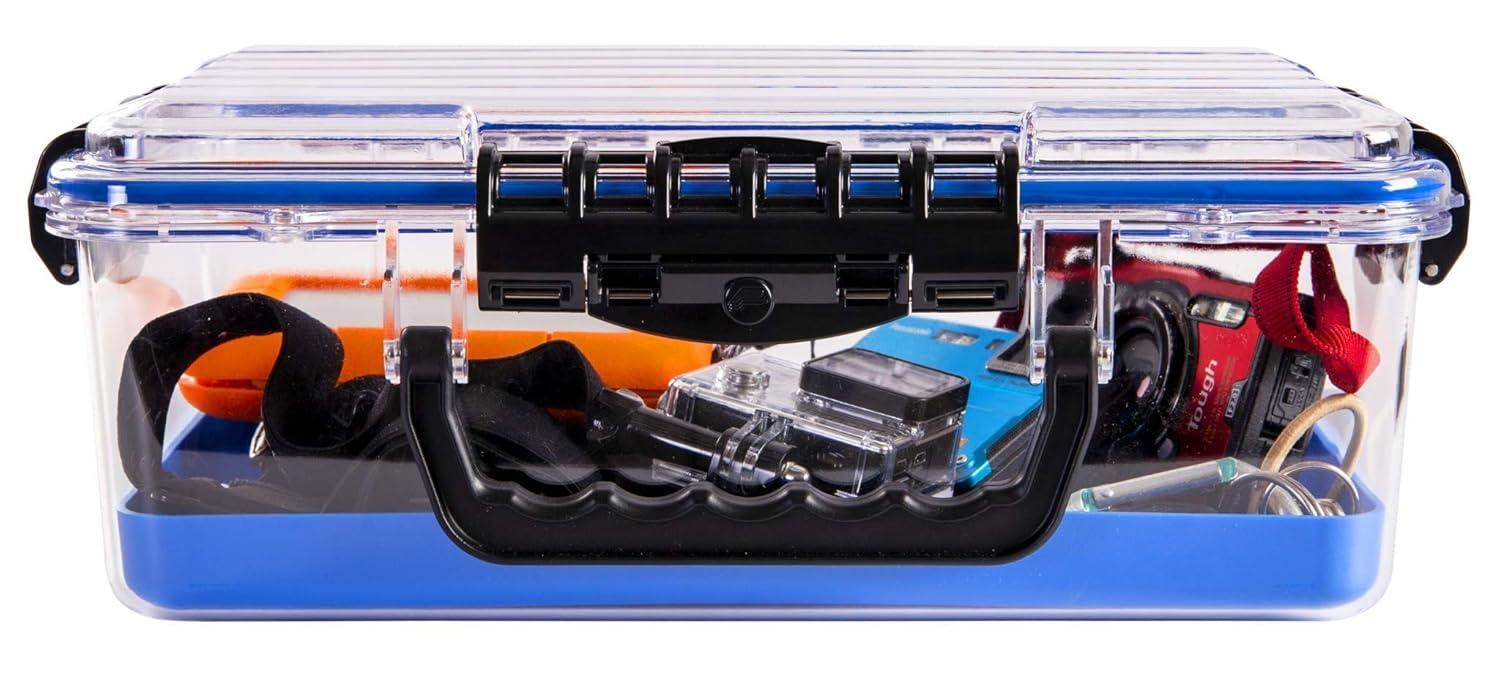 Plano Guide Series 3700 Field Box Waterproof Case, Blue, Large