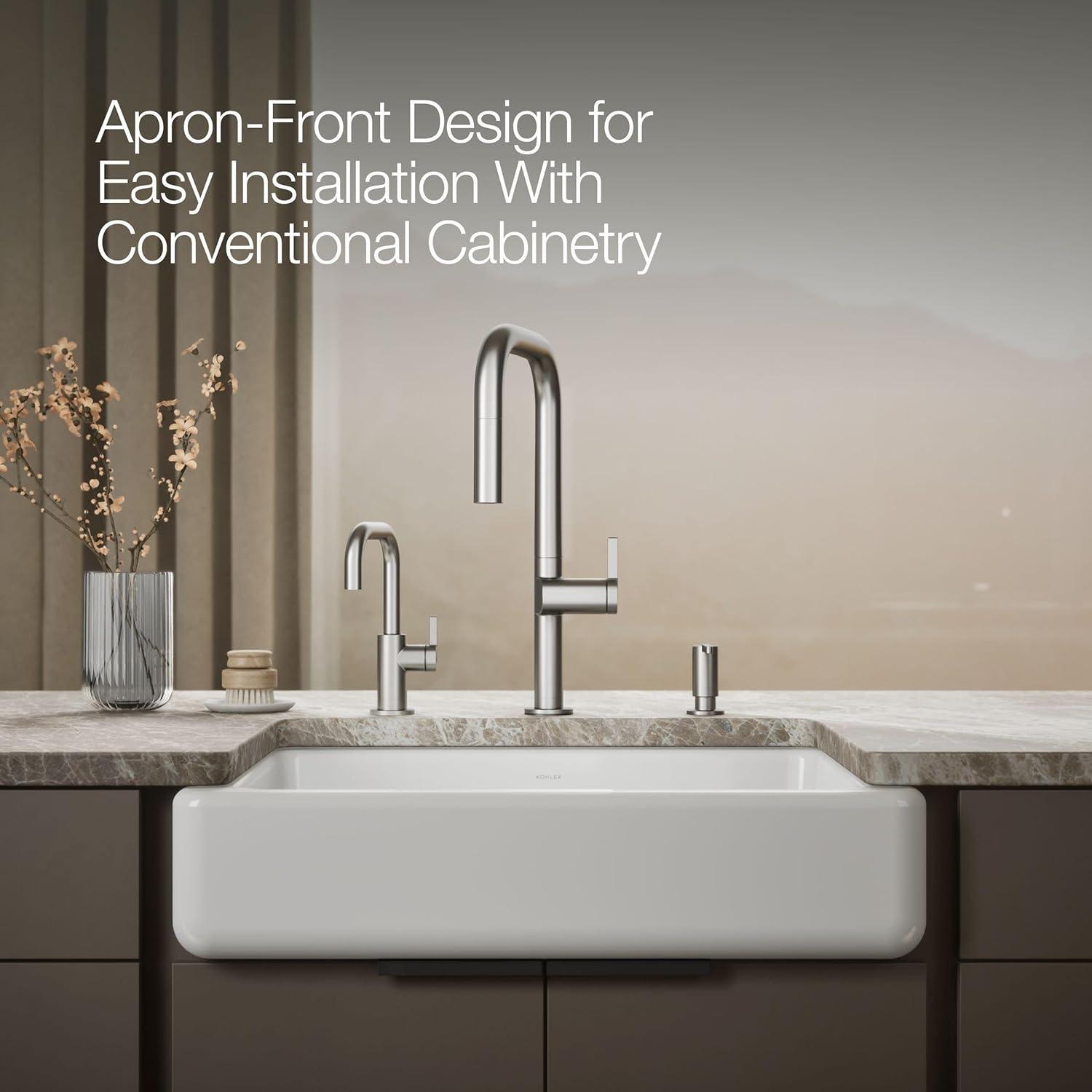 Whitehaven® 30" L x 22" W Farmhouse Kitchen Sink