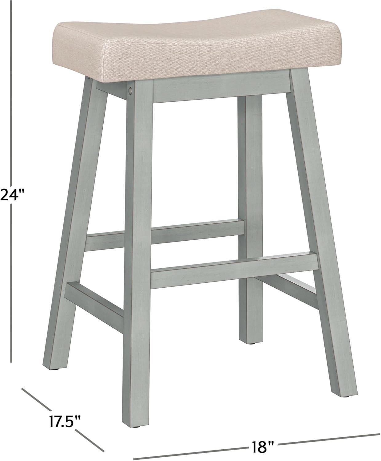 Moreno Backless 24" Non Swivel Counter Height Barstool - Hillsdale Furniture