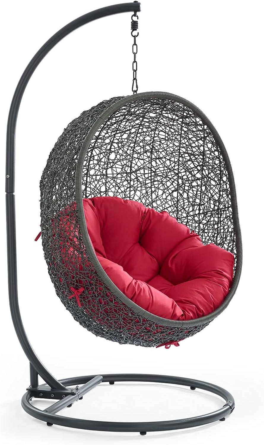 Modway Hide Outdoor Patio Swing Chair With Stand