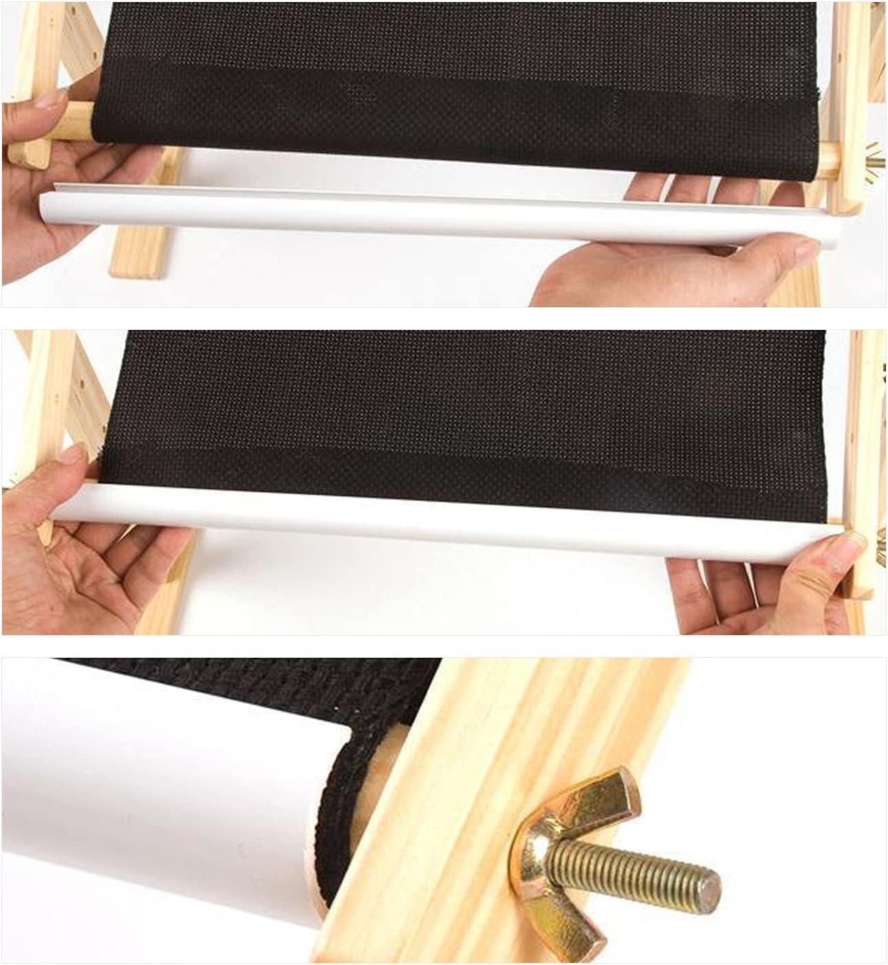 Adjustable Cross Stitch & Embroidery Hoop Stand - Tapestry & Quilting Frame Stand with 5 Height Levels (20" x 15.7")