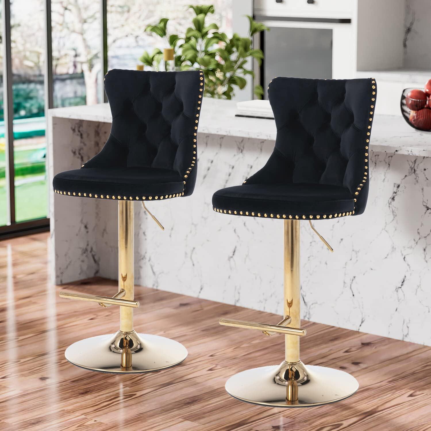 360°Swivel Adjustable Counter Height Bar Stools