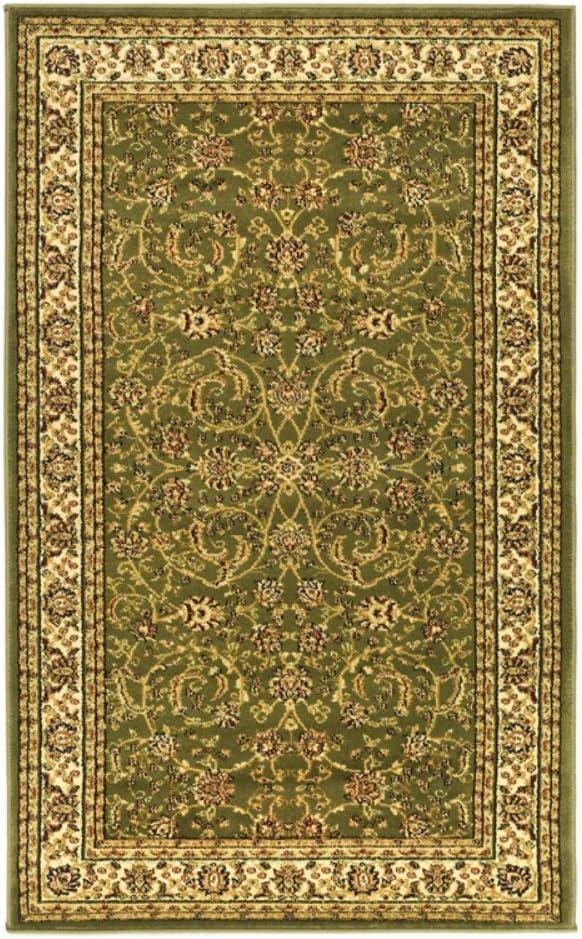 Lyndhurst LNH219 Power Loomed Area Rug - Sage/Ivory - 9'x12' - Safavieh