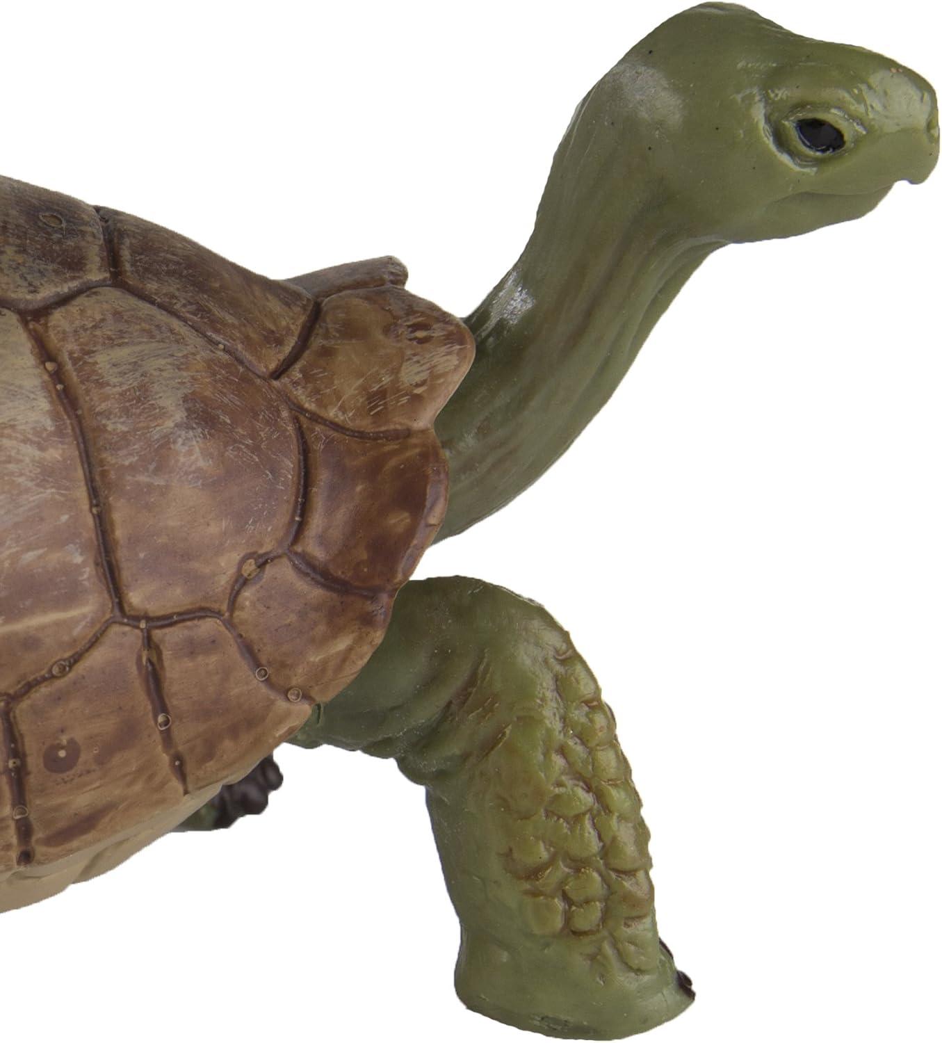 Safari Ltd. Giant Tortoise Figurine - Lifelike 3" Figure - Educational Toy for Boys, Girls, and Kids Ages 3+