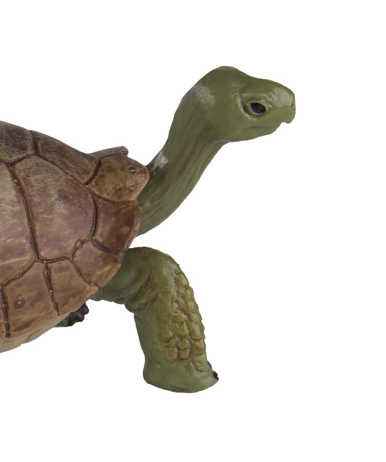 Safari Ltd. Giant Tortoise Figurine - Lifelike 3" Figure - Educational Toy for Boys, Girls, and Kids Ages 3+