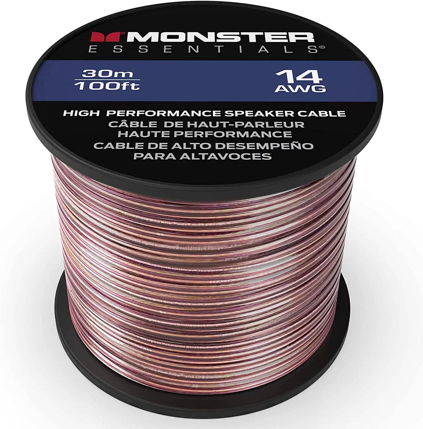 Monster 100-Feet 24K gold-plated Audio Cable