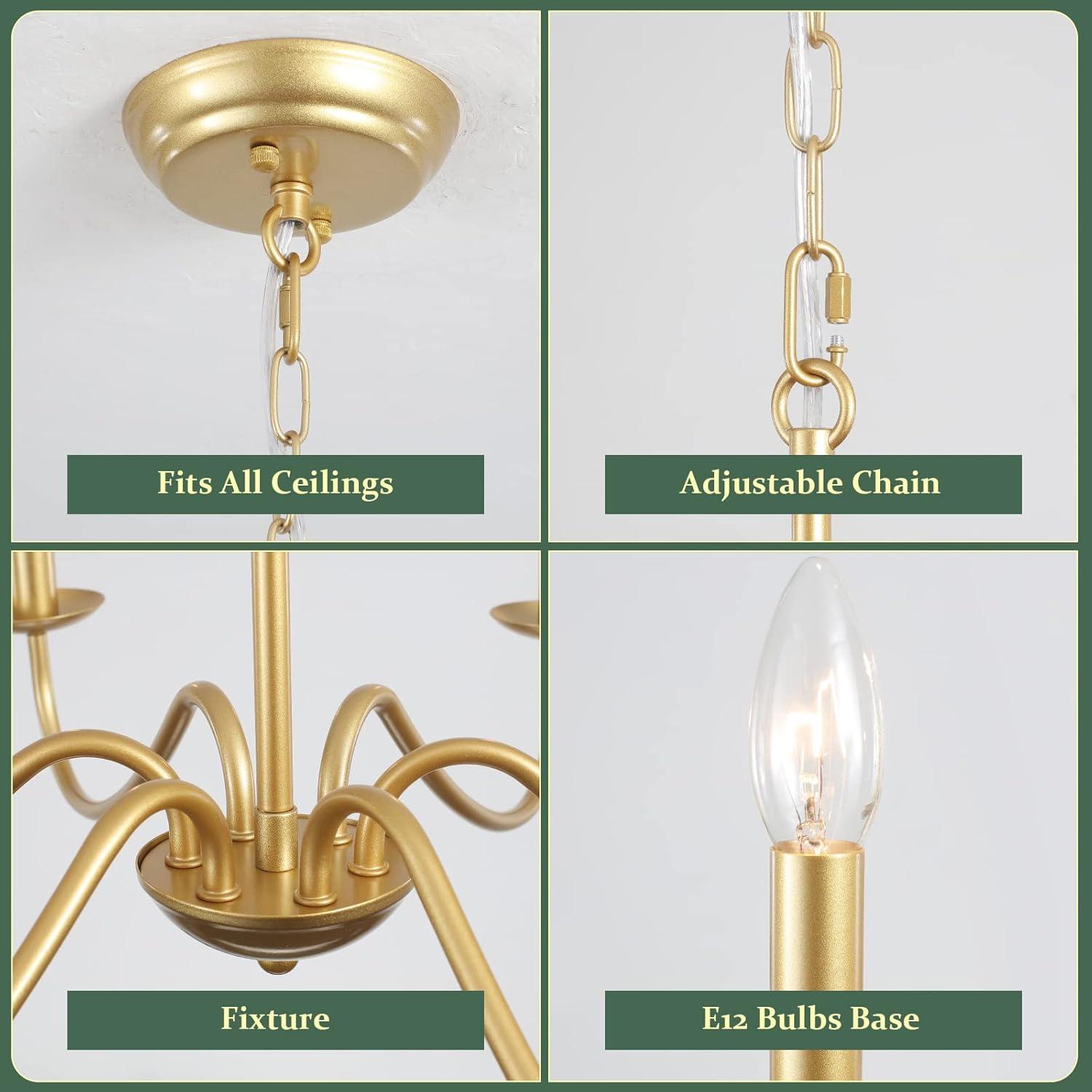 Marquest 6 - Light Dimmable Classic / Traditional Chandelier