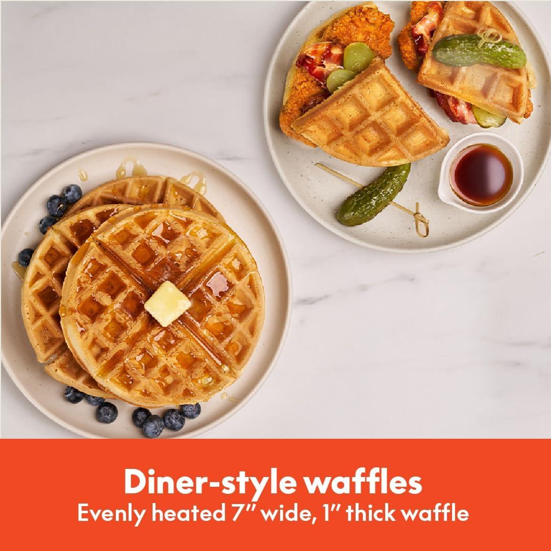 bella Fold & Store Waffle Maker, Fits-anywhere™ kitchenware, Plum