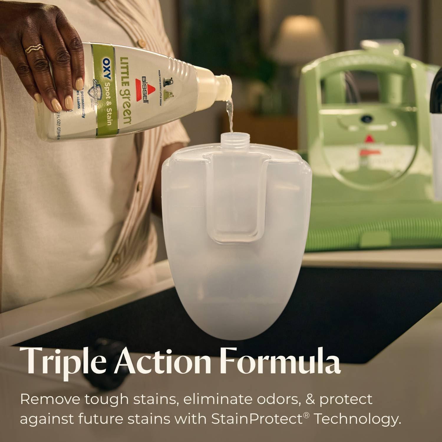 BISSELL 1400B BISSELL Little Green Multi-Purpose Portable Carpet and Upholstery Cleaner, Car and Auto Detailer, with Exclusive Specialty Tools, Green, 1400B