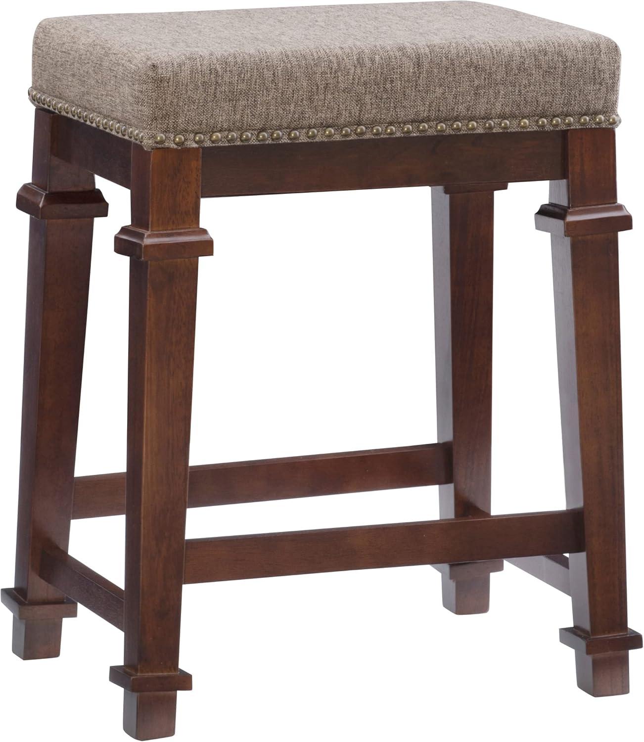 Kennedy Backless Counter Height Barstool Wood - Linon