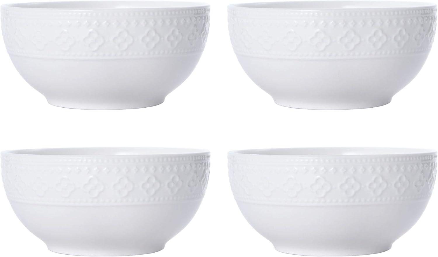 Pfaltzgraff® Haisley 12-Piece Dinnerware Set Porcelain White