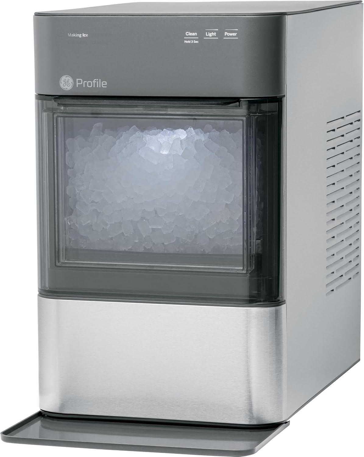 GE Profile  38lb Opal 2.0 Nugget Countertop Ice Maker Silver