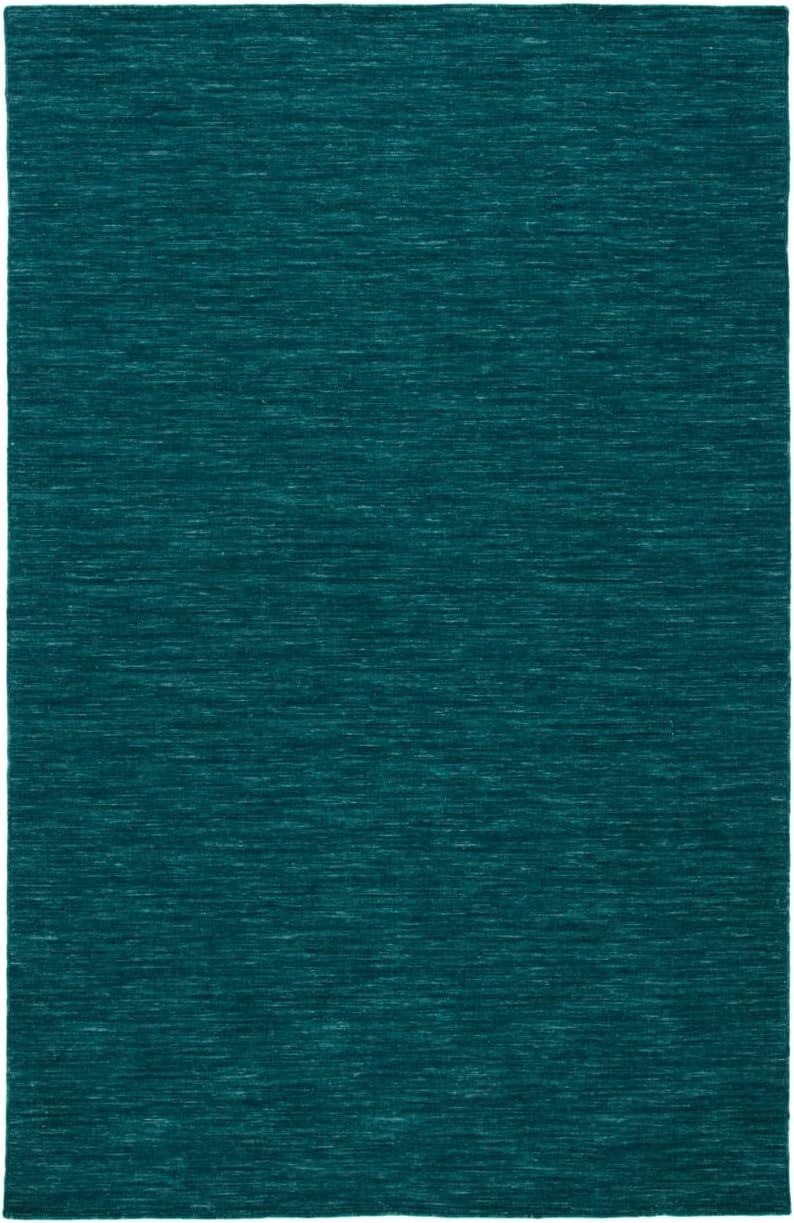 SAFAVIEH Kilim Patrick Solid Area Rug, Dark Green, 4' x 6'